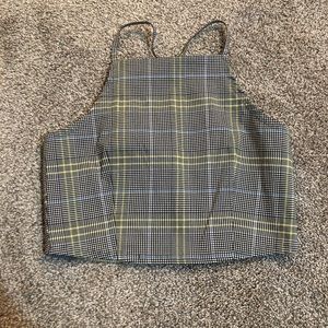Plaid tank top